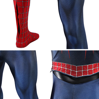 Marvel 2002 Movie Spider-Man Peter Parker Tobey Maguire Premium Edtion Cosplay Costume