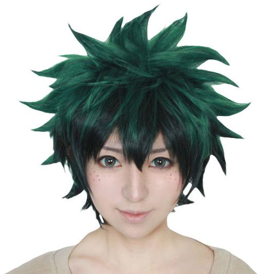 MHA Boku no Hero Akademia Izuku Midoriya Deku Multicolor Cosplay Wig