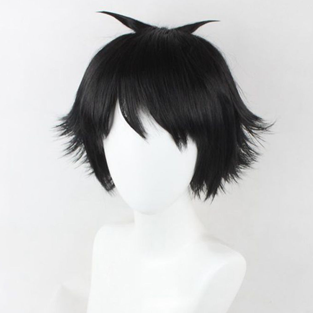 Marvel Spiderman Spider-Man: Into the Spider-Verse Peni Parker Black Cosplay Wig