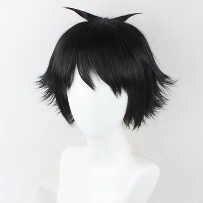 Marvel Spiderman Spider-Man: Into the Spider-Verse Peni Parker Black Cosplay Wig
