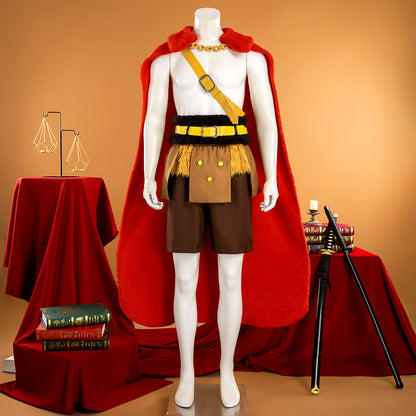 One Piece Monkey D. Luffy Elbaph Elbaf Cosplay Costume