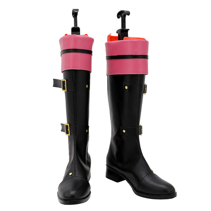 Akatsuki Deidara de Naruto Halloween zapatos blancos botas de Cosplay