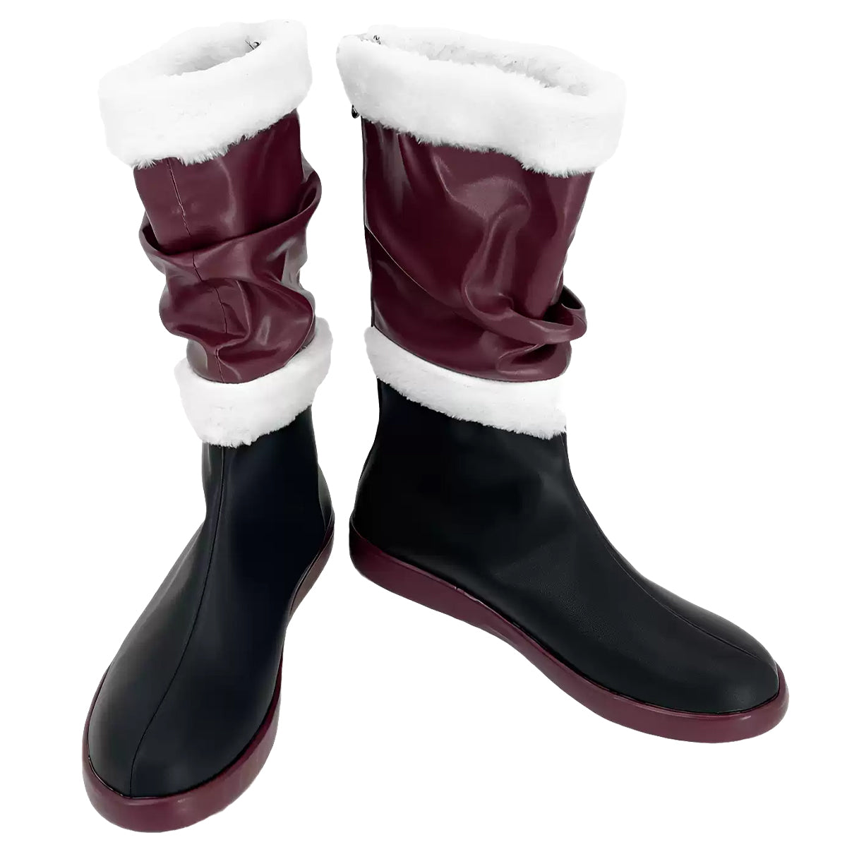 Akatsuki Deidara de Naruto Halloween zapatos blancos botas de Cosplay