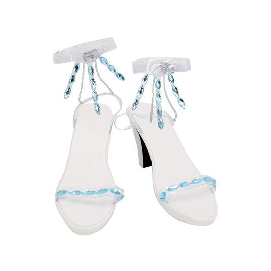Frozen 2 Elsa Blue Cosplay Shoes
