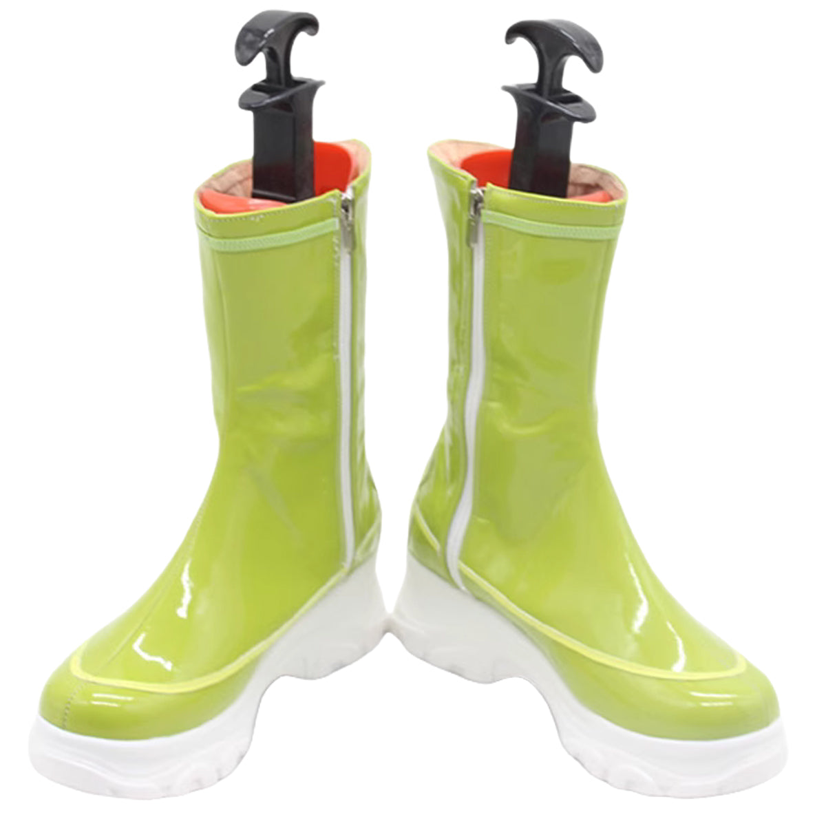 Akatsuki Deidara de Naruto Halloween zapatos blancos botas de Cosplay