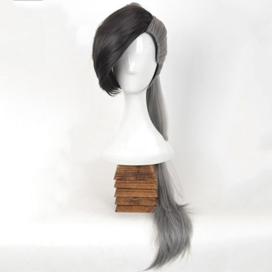 Fairy Tail Future Rogue Cheney Black Gray Cosplay Wig