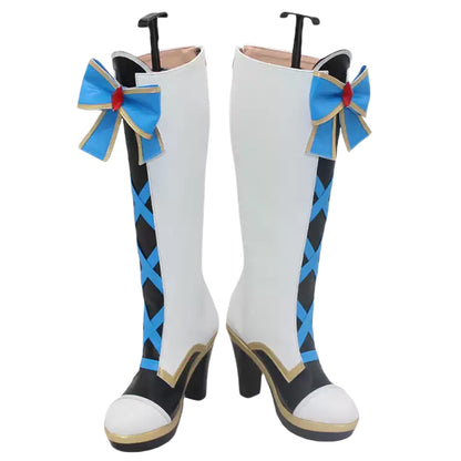 Uma Musume Oguri Cap Winning Live White Shoes Cosplay Boots