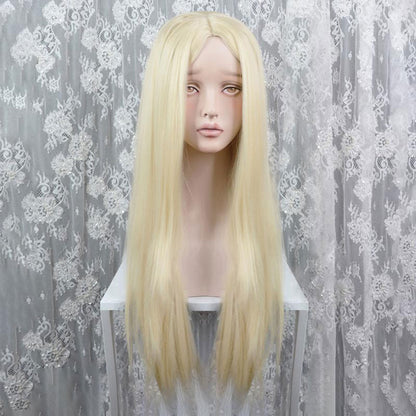 Devil May Cry 5 Trish White Golden Cosplay Wig