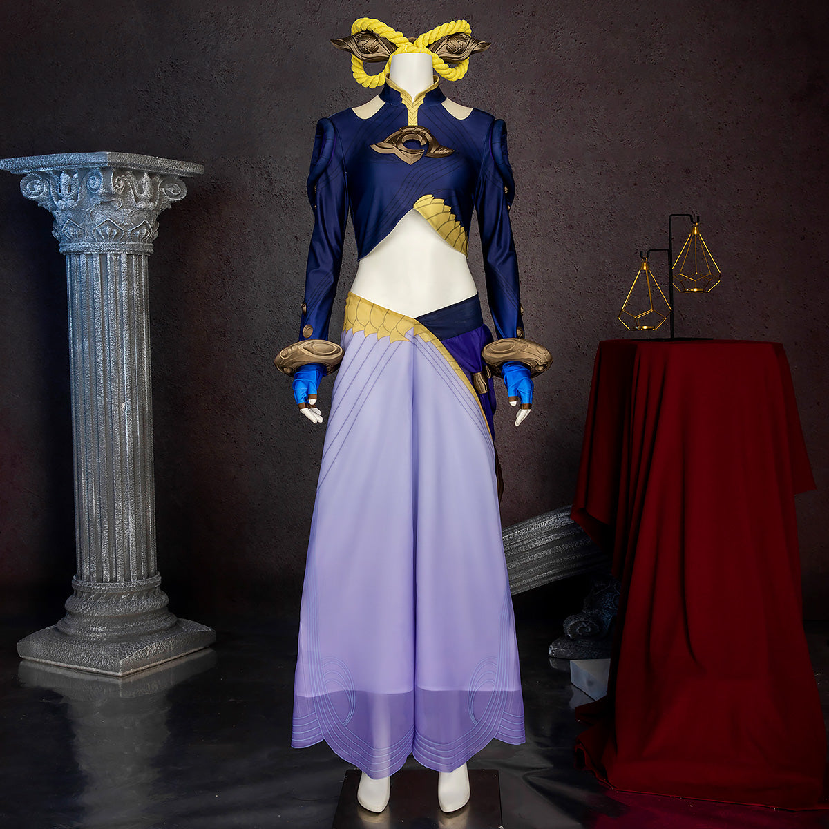 League of Legends LOL Yunara Cosplay Costume-Not including headwear