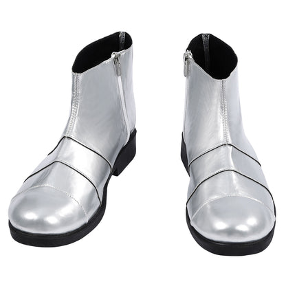 Akatsuki Deidara aus Naruto Halloween Weiße Schuhe Cosplay Stiefel