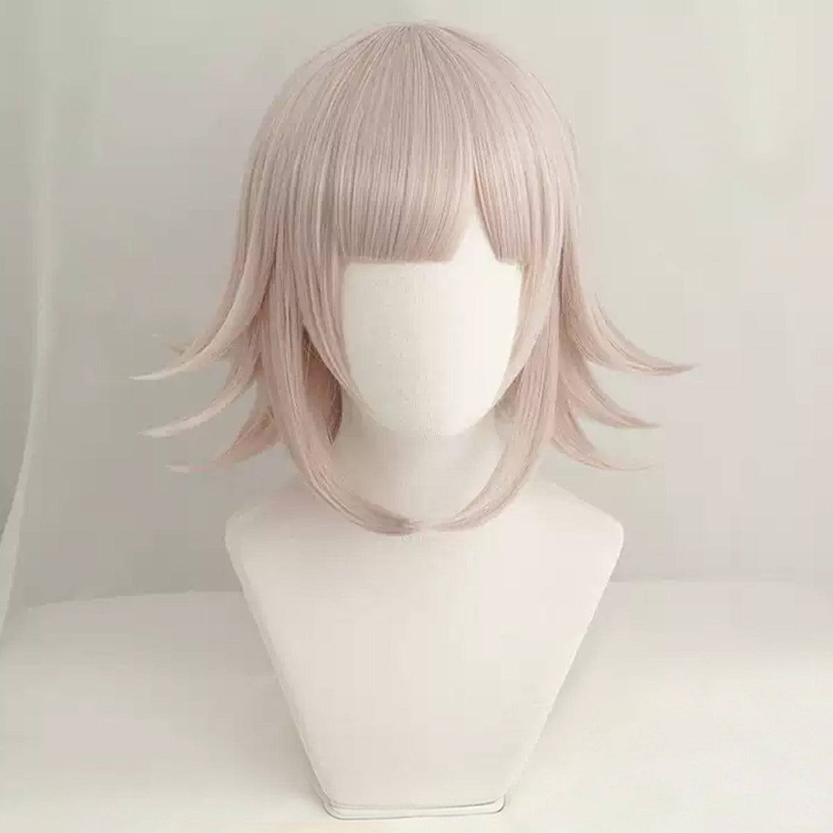 Danganronpa 2 Chiaki Nanami Light Pink Cosplay Wig