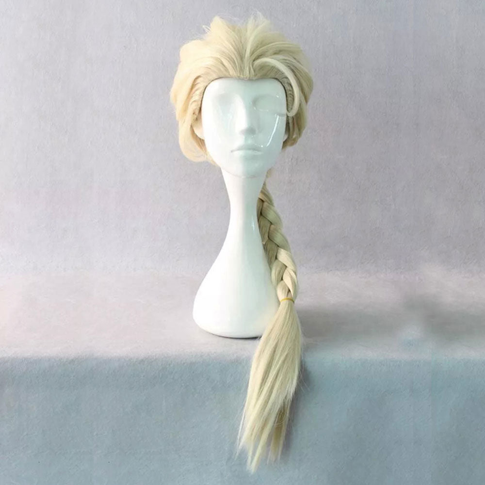 Frozen Elsa Light Yellow Cosplay Wig
