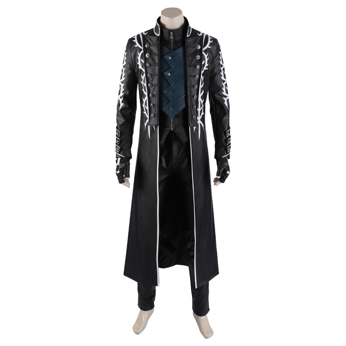 Devil May Cry 5 Vergil Black Cosplay Costume