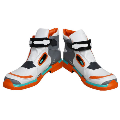 Akatsuki Deidara de Naruto Halloween zapatos blancos botas de Cosplay