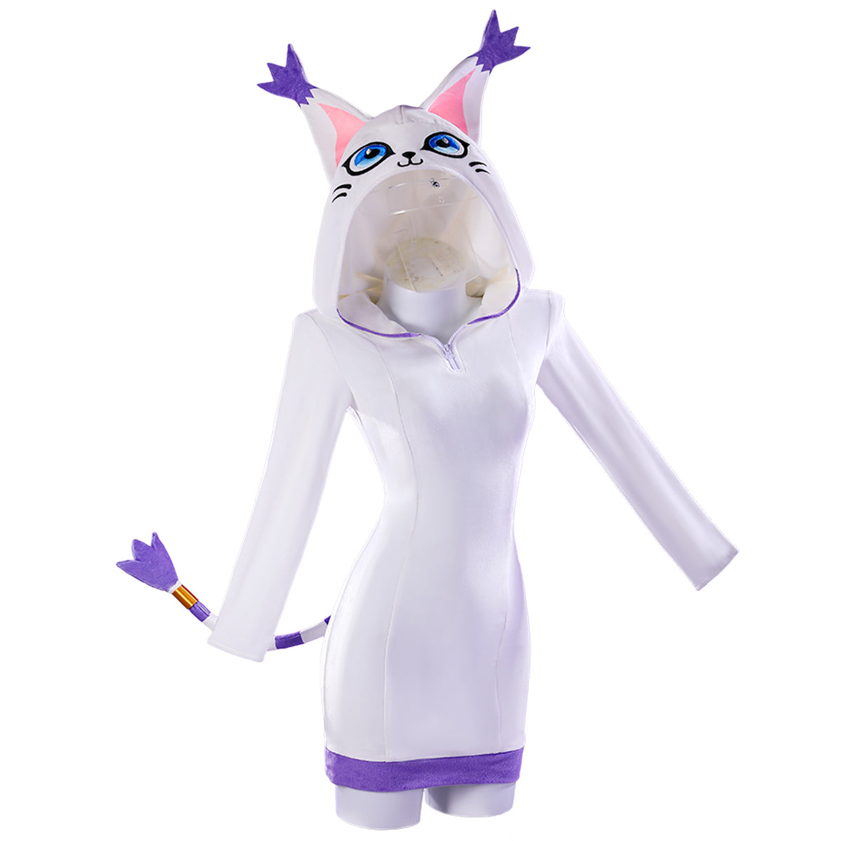 Digimon Story: Time Stranger Gatomon Kanan Yuuki Cosplay Costume