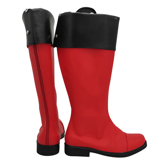 Power Rangers RPM Ranger Operator Series Red Red Shoes Cosplay Boots