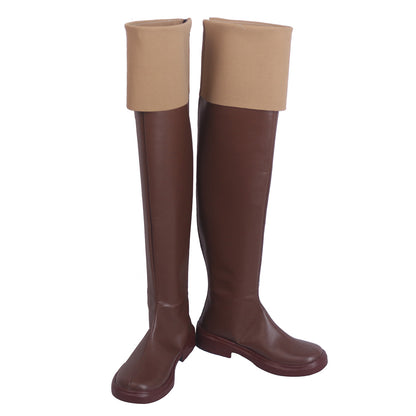 Fairy Tail Final Season Lucy Heartfilia Brown Shoes Cosplay Boots