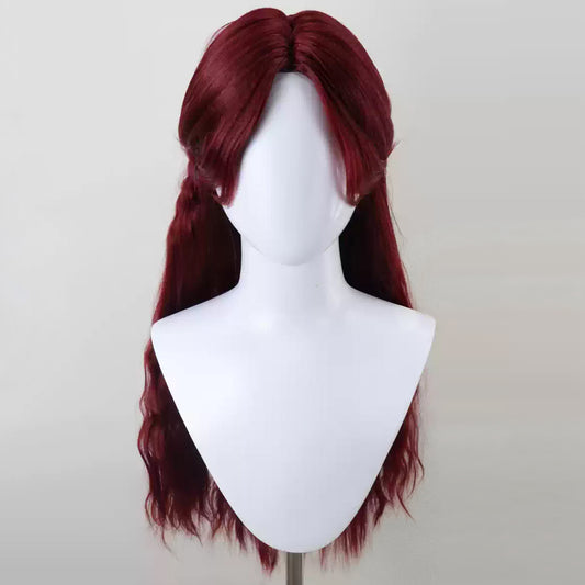 MH Wilds Lala Barina Beta Set Red Cosplay Wig