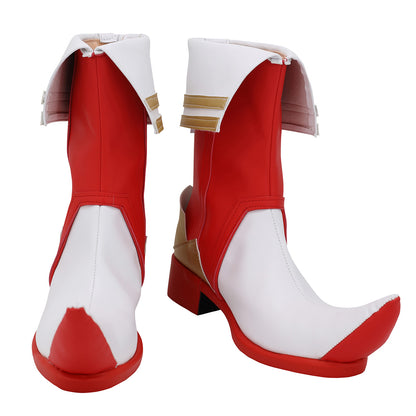 Xenoblade Chronicles 2 Nia White Shoes Cosplay Boots