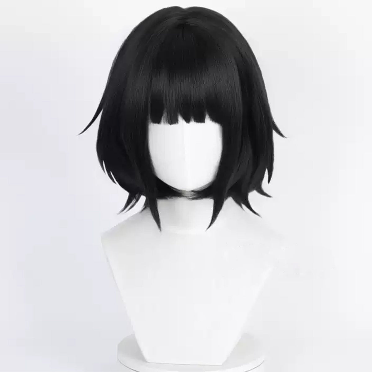 Genshin Impact Yelan Noir Violet Cosplay Perruque