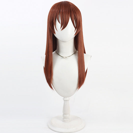 Dr.Stone Yuzuriha Ogawa Brown Cosplay Wig
