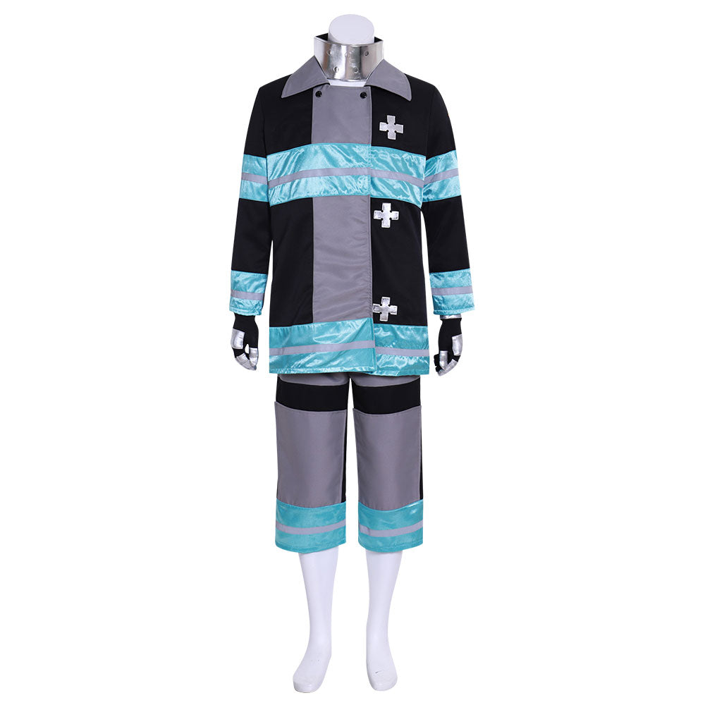 Fire Force Enen no Shouboutai Shinra Kusakabe Battle Suit Cosplay Costume