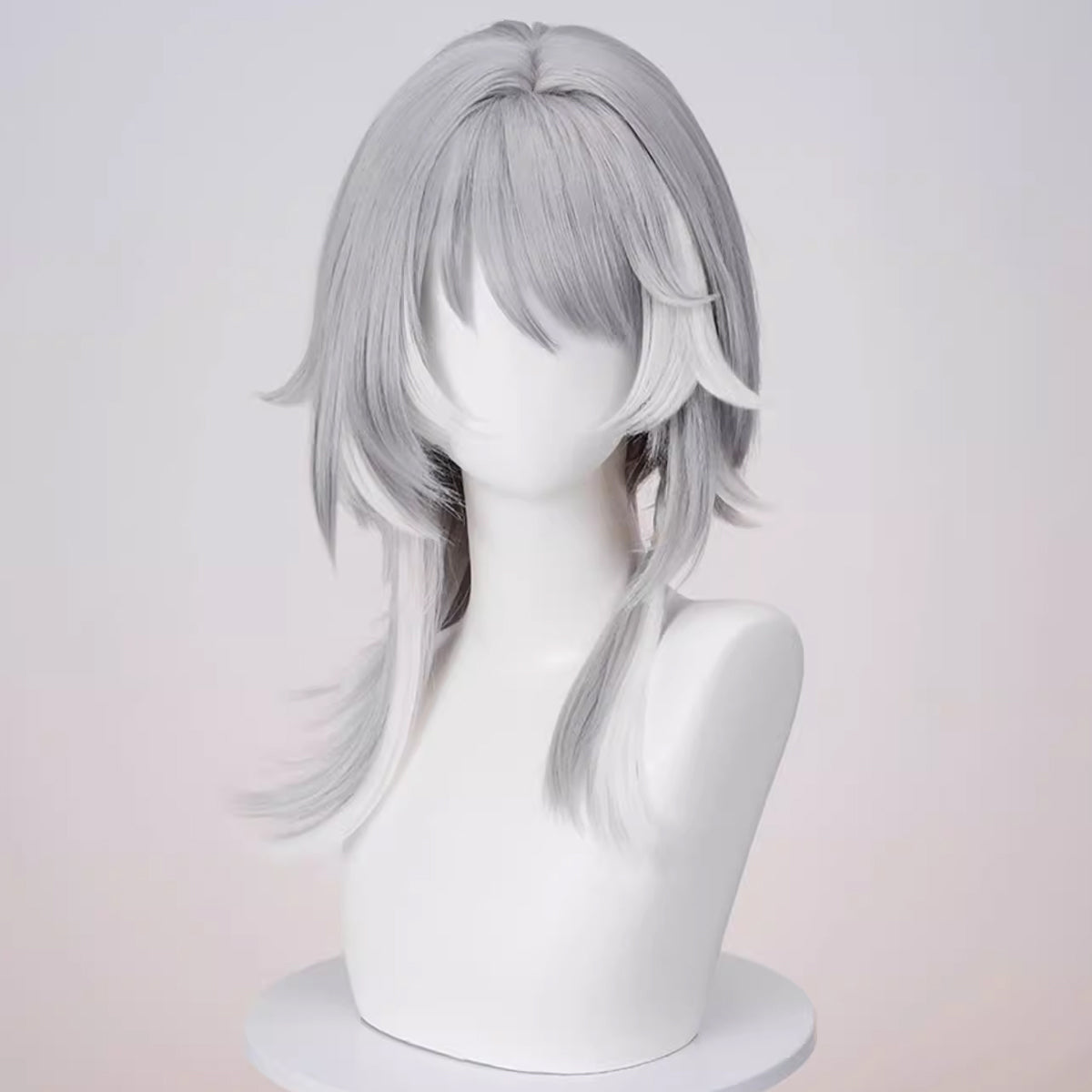 Honkai: Star Rail The Chrysos Heirs Cifera Grey Cosplay Wig