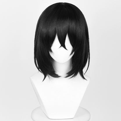 Genshin Impact Yelan Negro Morado Cosplay Peluca