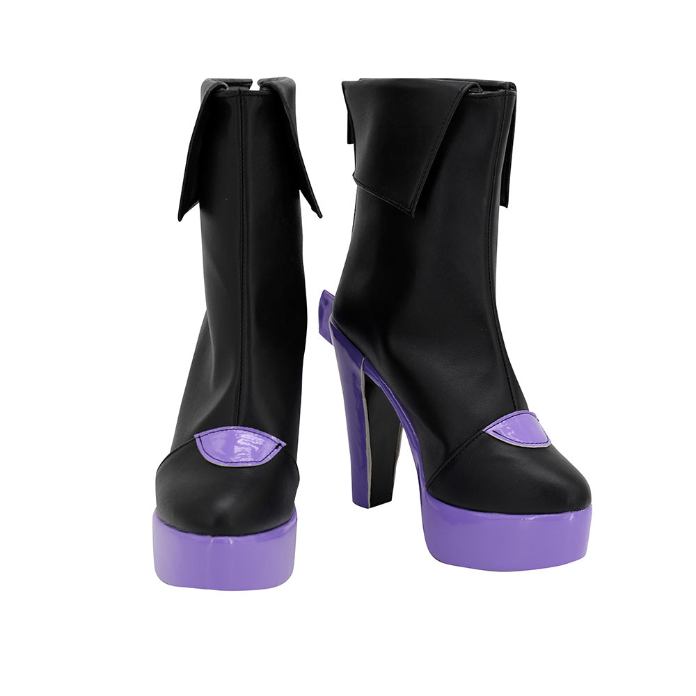 Fate Grand Order Mash Kyrielight 黑紫 Cosplay 鞋子