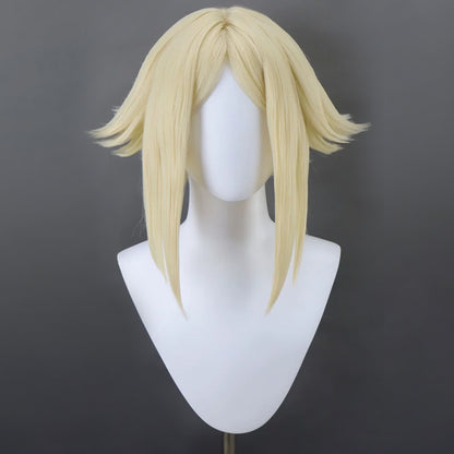Chainsaw Man Denji Goldene Cosplay Perücke