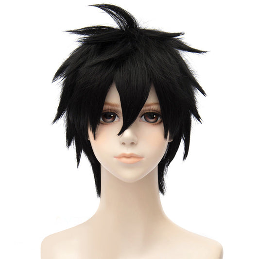 Fairy Tail Gray Fullbuster Black Cosplay Wig