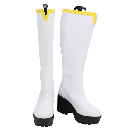 Akatsuki Deidara aus Naruto Halloween Weiße Schuhe Cosplay Stiefel
