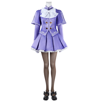 SF 6 Ingrid Purple Dress Cosplay Costume