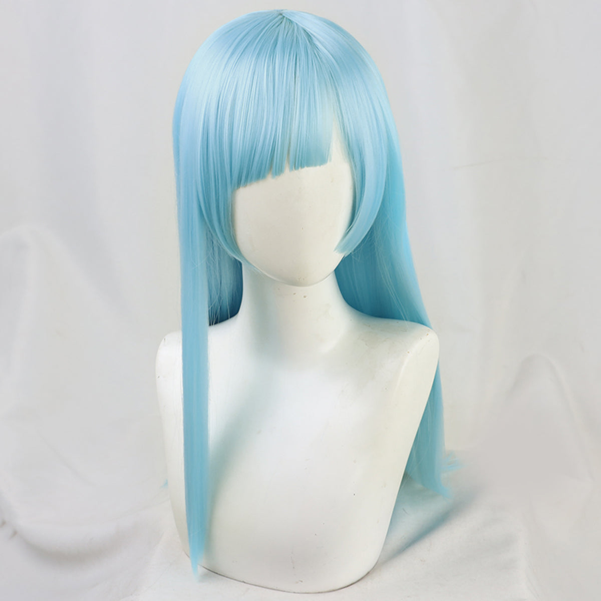 Genshin Impact Yelan Noir Violet Cosplay Perruque