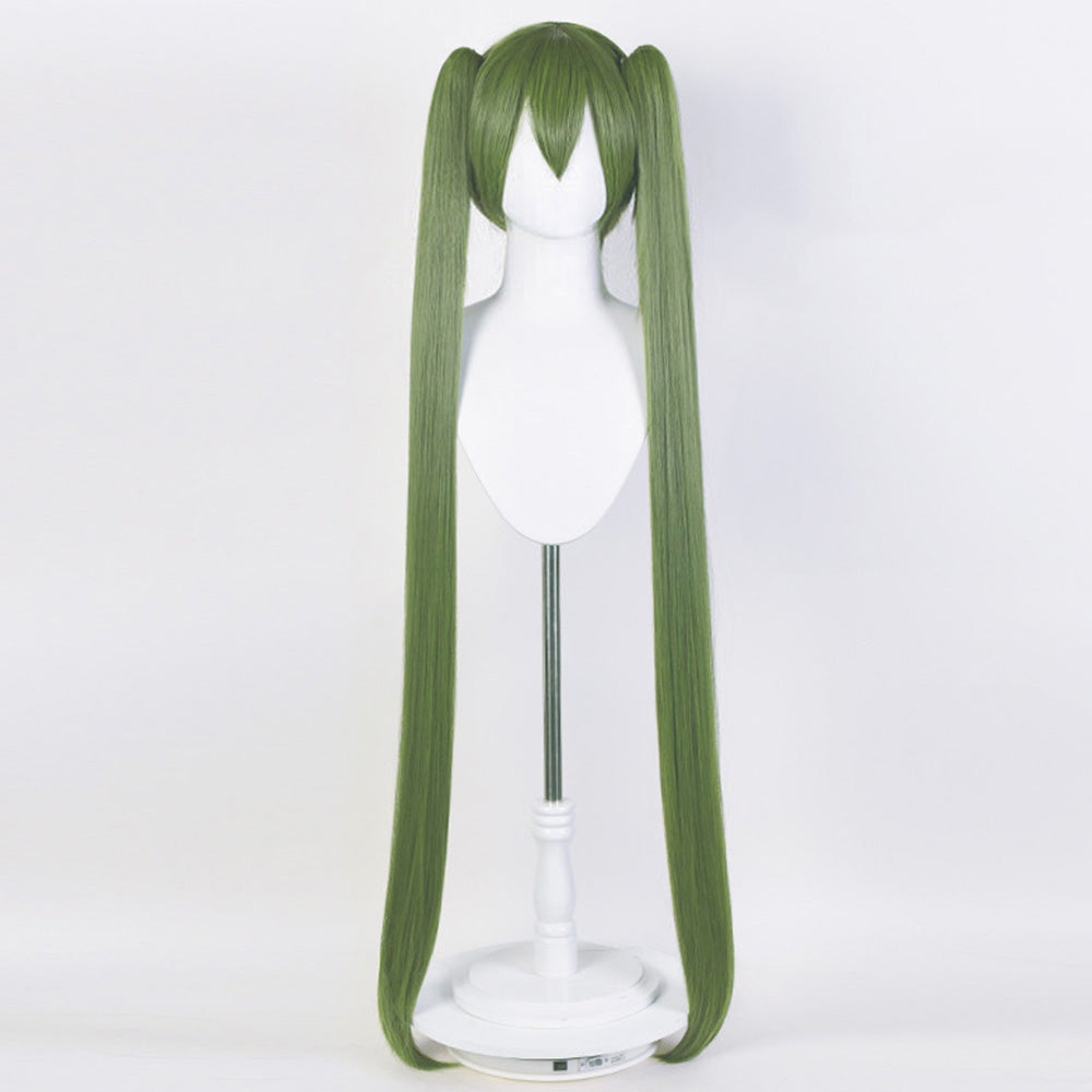 Project Voltage Pokemon X Hatsune Miku Ground-type Green Cosplay Wig
