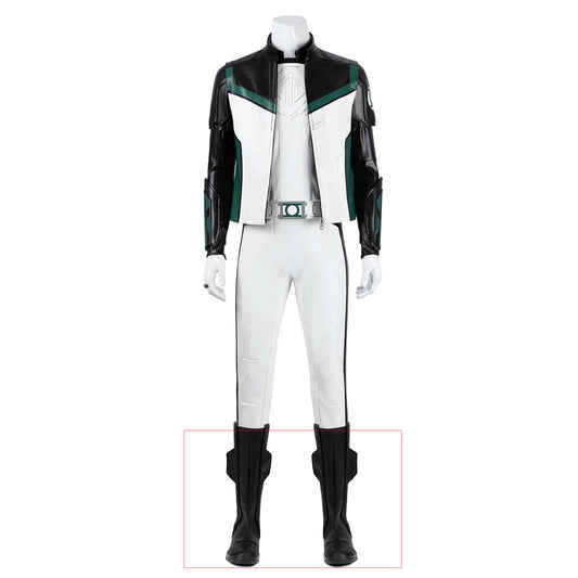 Akatsuki Deidara de Naruto Halloween zapatos blancos botas de Cosplay