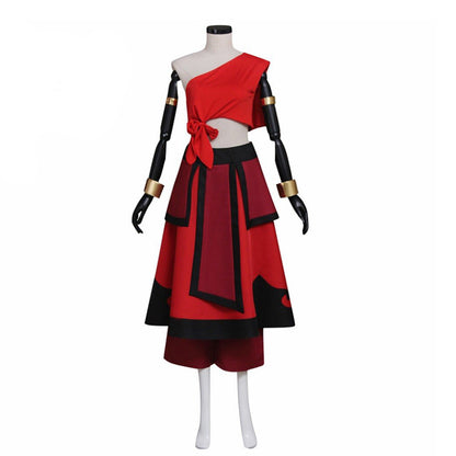 Avatar: The Last Airbender Katara Red Cosplay Costume
