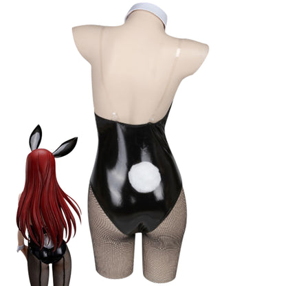 Fairy Tail Erza Scarlet Bunny Girl Jumpsuit Cosplay Costume