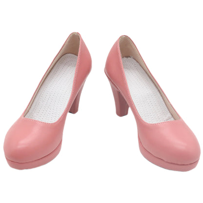 One Piece Dressrosa Nico Robin Red Cosplay Shoes