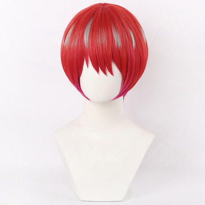 Mobile Suit Gundam GQuuuuuuX Amate Yuzuriha Machu Red Cosplay Wig