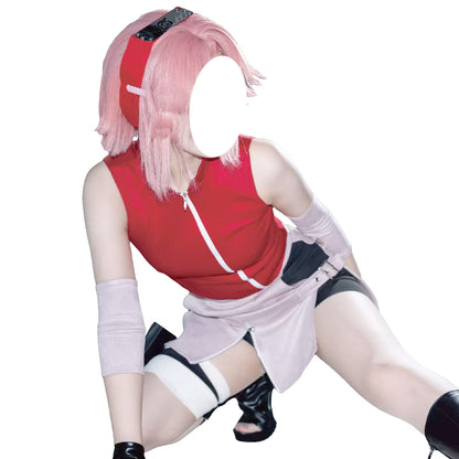 Sakura Haruno from Ninja Village Halloween Cosplay Costume