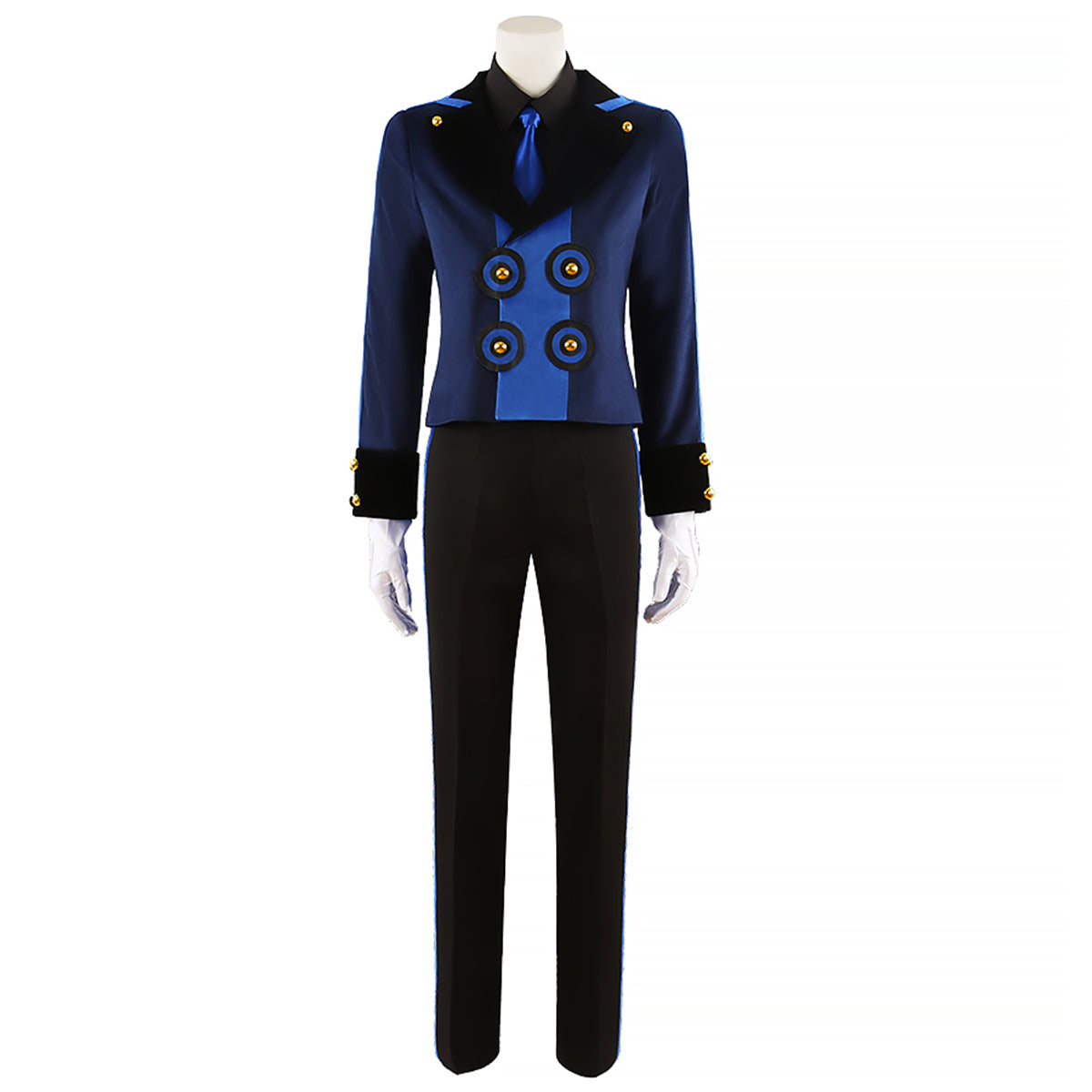 Persona 3 Reload DLC P3R Male Protagonist Makoto Yuki Blue Cosplay Costume