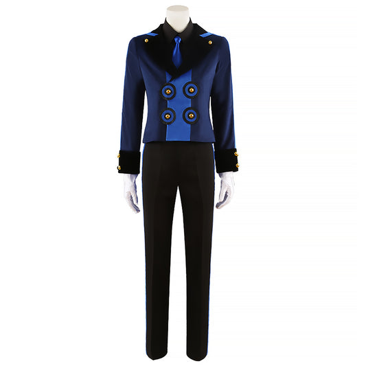 Persona 3 Reload DLC P3R Male Protagonist Makoto Yuki Blue Cosplay Costume