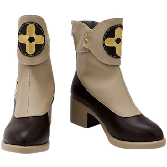 Akatsuki Deidara aus Naruto Halloween Weiße Schuhe Cosplay Stiefel