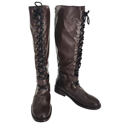 Akatsuki Deidara de Naruto Halloween zapatos blancos botas de Cosplay