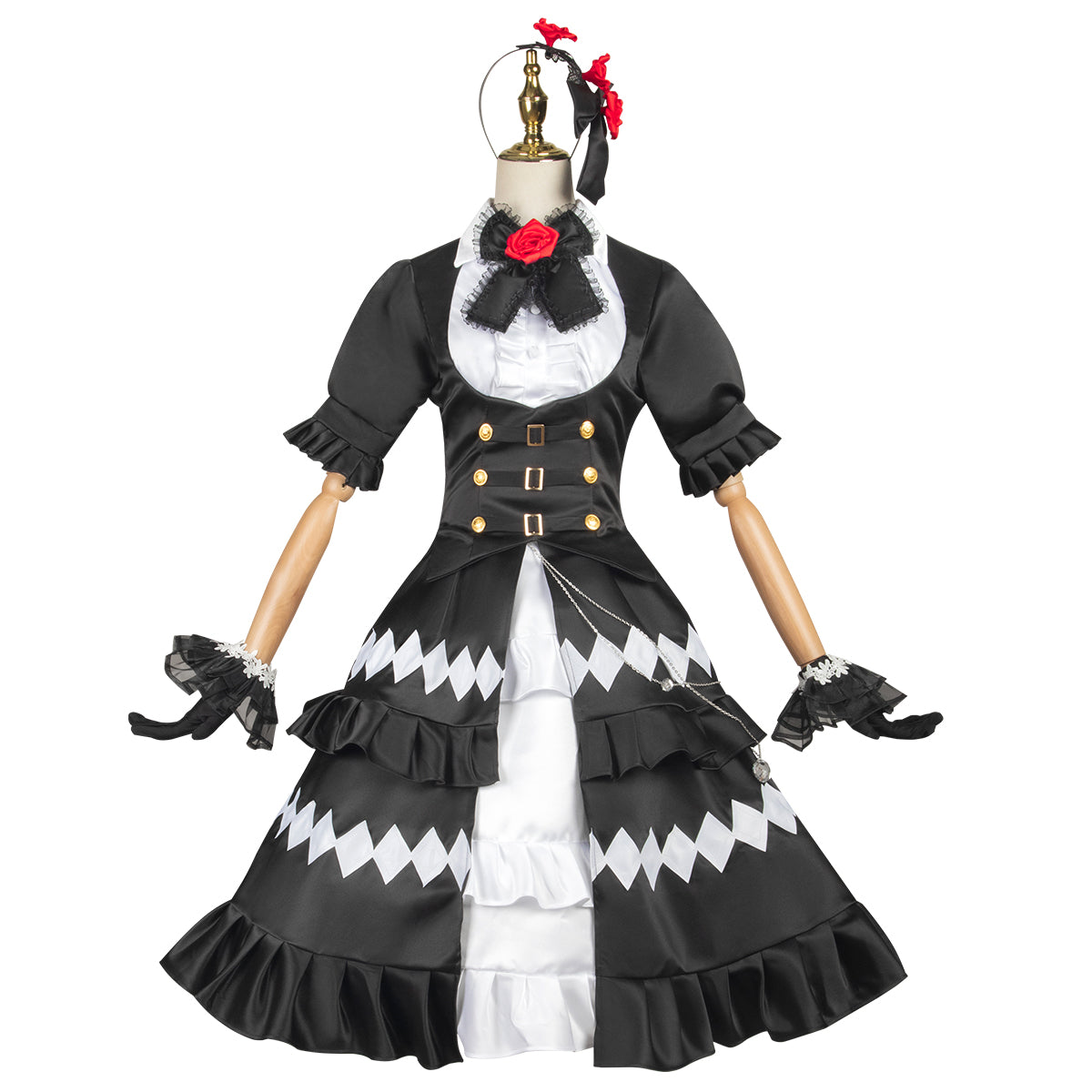 Date A Live III Tokisaki Kurumi Nightmare Cosplay Costume Male / XXL Date A Live III Tokisaki Kurumi Nightmare Cosplay Costume Male / XXL