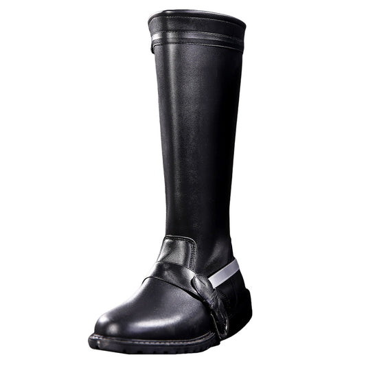 Akatsuki Deidara de Naruto Halloween zapatos blancos botas de Cosplay