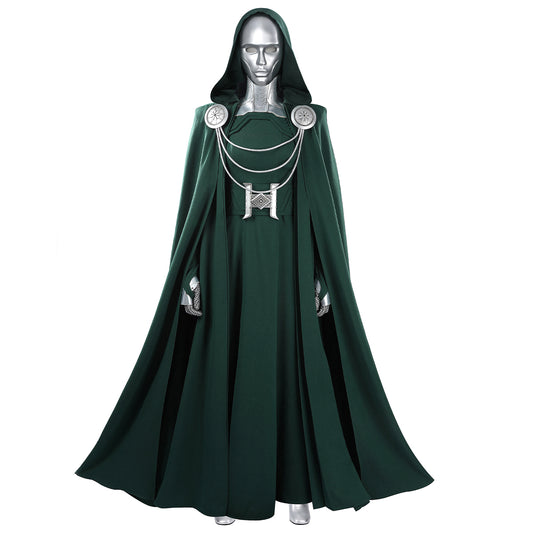 Marvel Avengers 5: Doomsday Latverian Witch Green Cosplay Costume