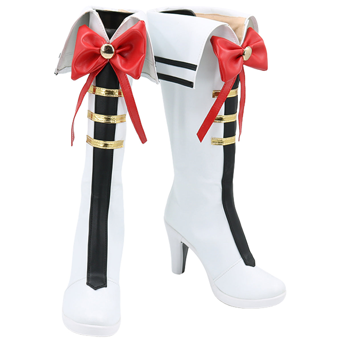 Uma Musume: Pretty Derby Season 2 Gold Ship White Shoes Cosplay Boots