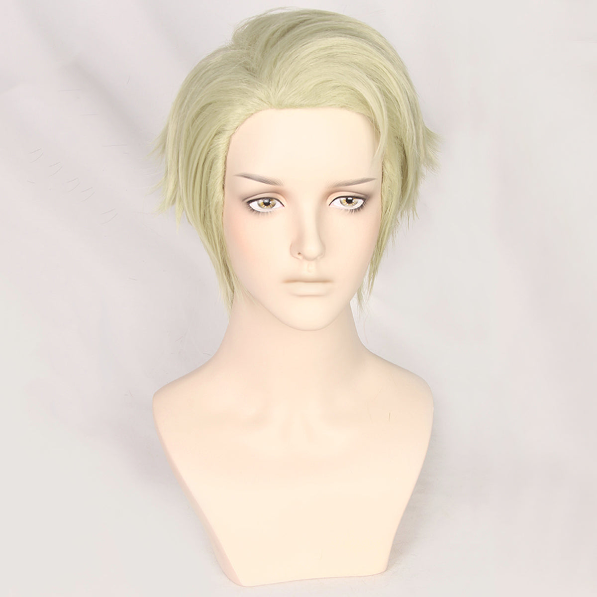 Genshin Impact Yelan Negro Morado Cosplay Peluca